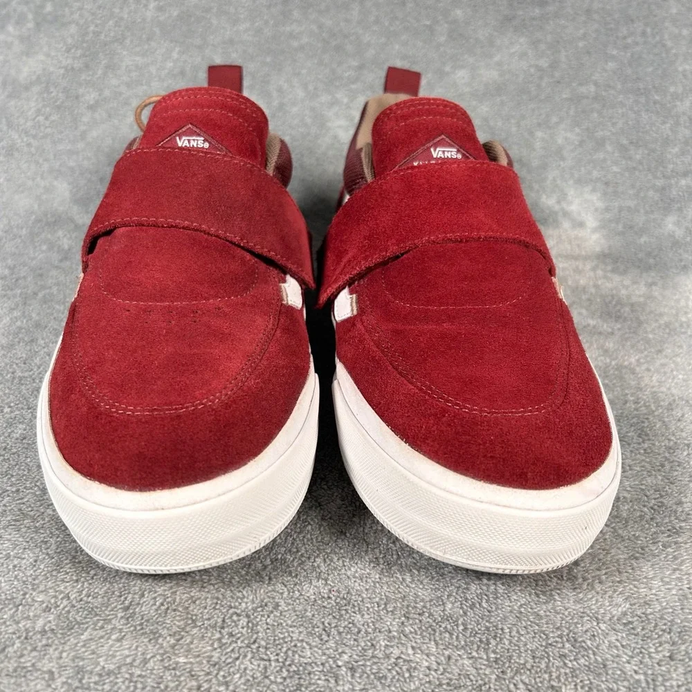 Vans Kyle Walker Pro 2 Port Walnut Red Suede Slip On Skate Shoes Mens 10.5